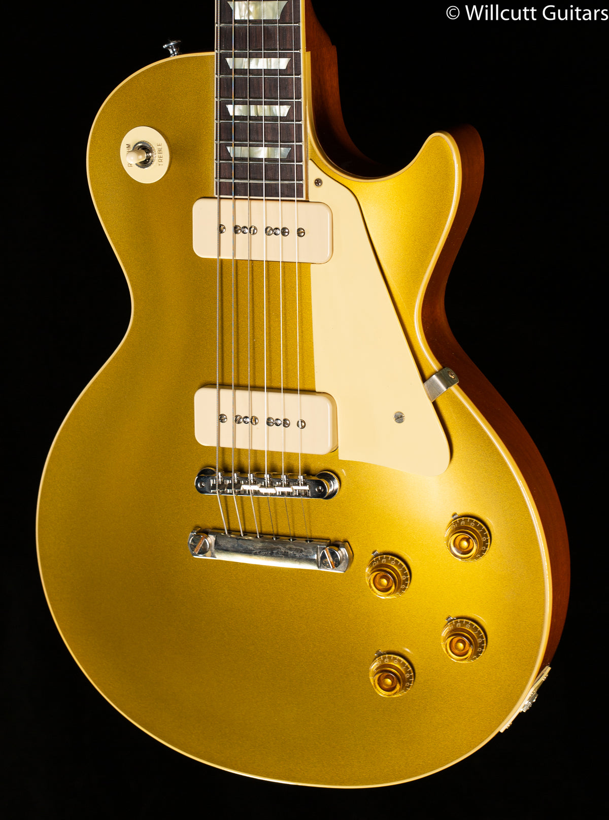 Gibson Custom Shop Willcutt Exclusive 1956 Les Paul Standard V2 Neck Gold Top Lightweight VOS M2M (224)