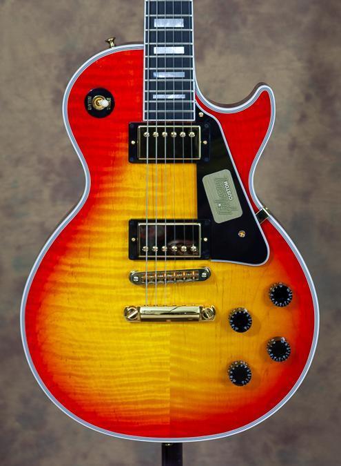 Gibson Custom Shop Les Paul Custom Flame Top Cherry Sunburst USED (511)