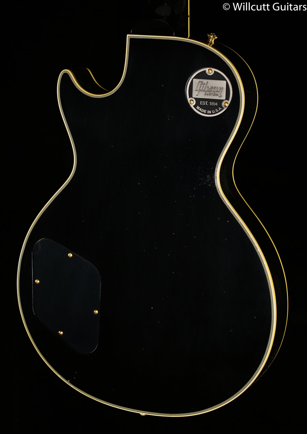 Gibson Custom Shop 1957 Les Paul Custom 3-Pickup Bigsby Ebony Light Aged