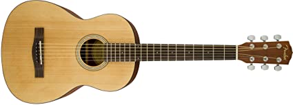 Fender FA-15 3/4 Scale Steel with Gig Bag Natural Walnut Fingerboard