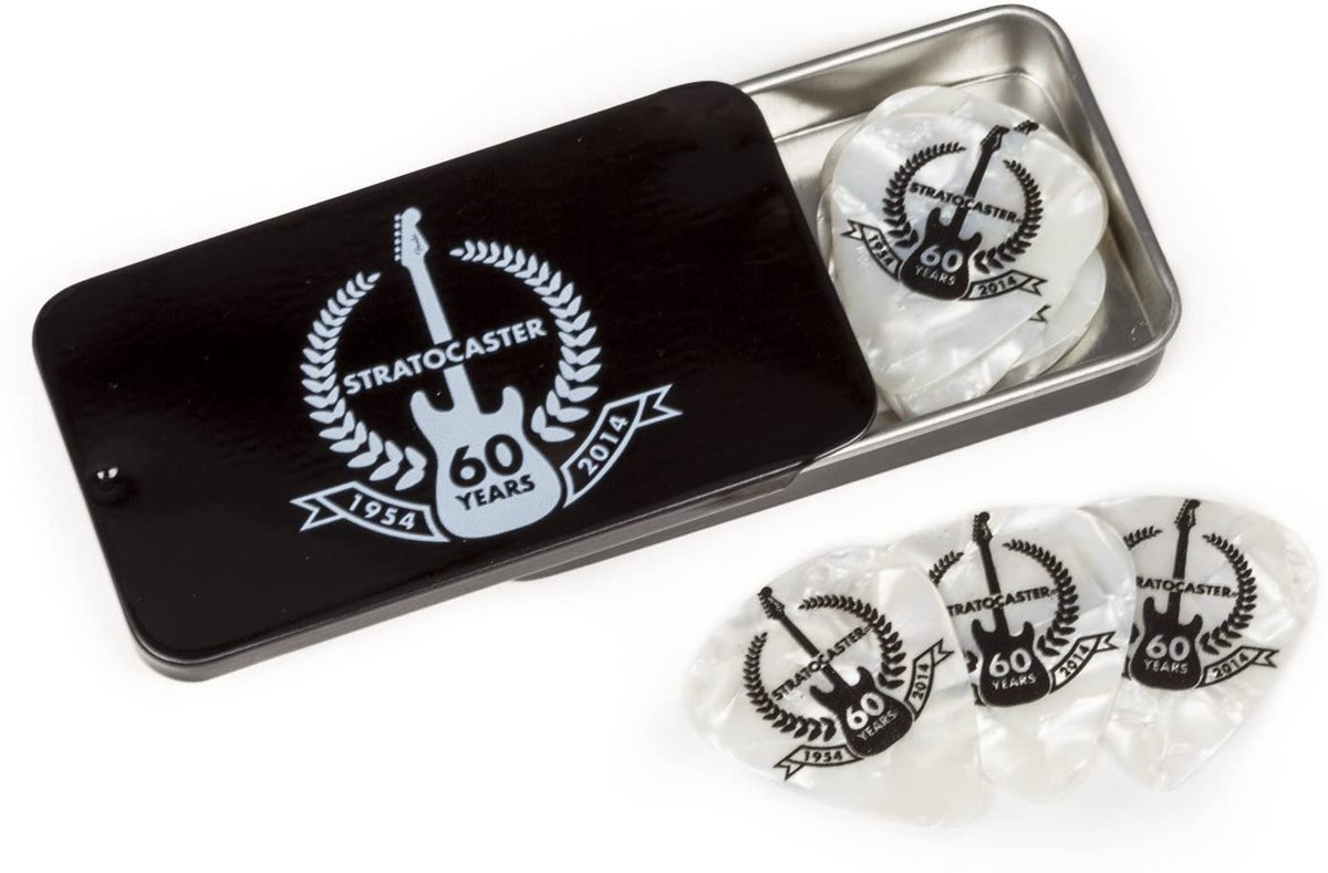 Fender 60th Anniversary Medium Pick Tin 12-pack