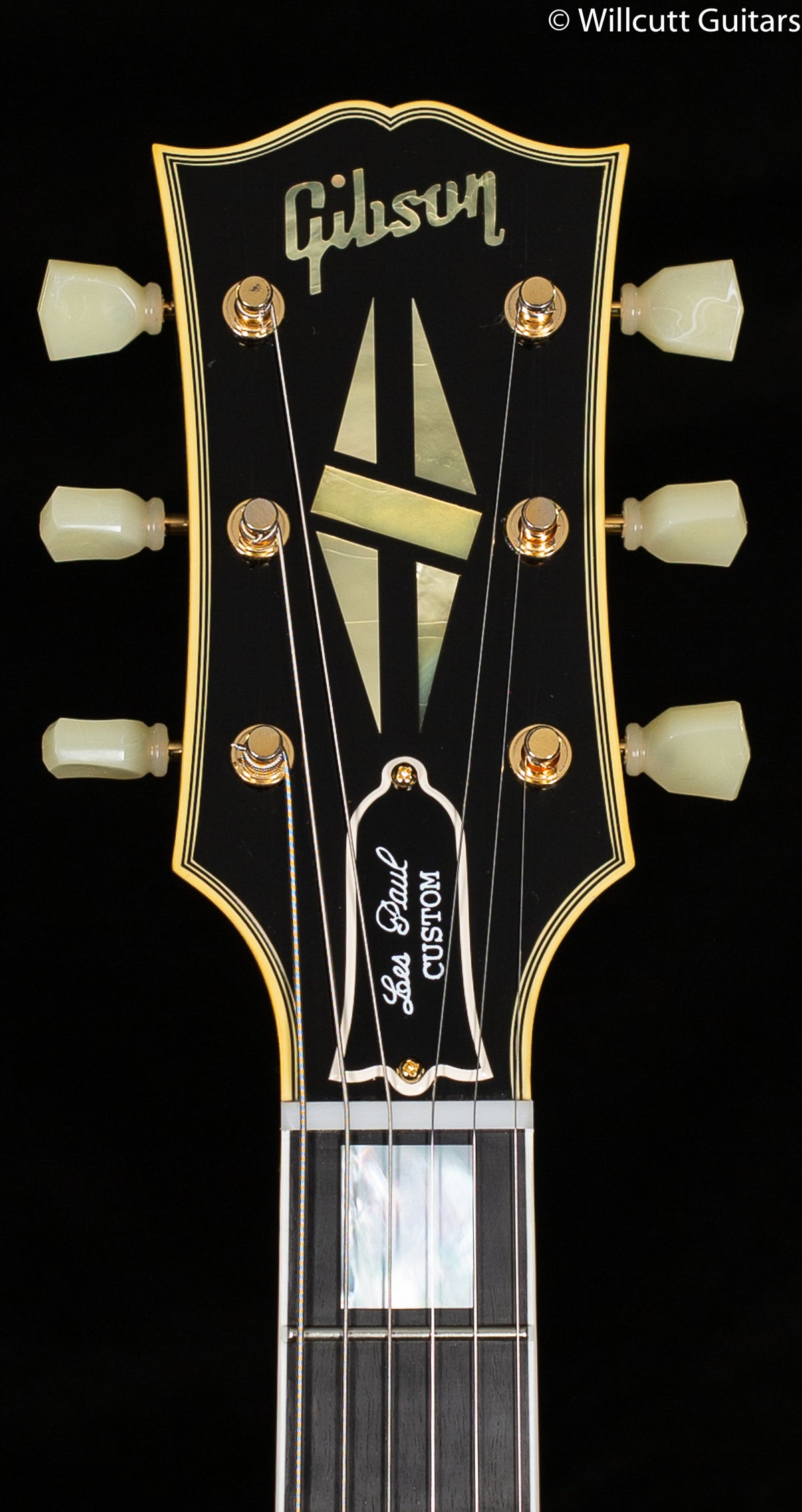 Gibson Custom Shop 1957 Les Paul Custom Reissue 2- Pickup Murphy Lab Ultra Light Aged Ebony (045)