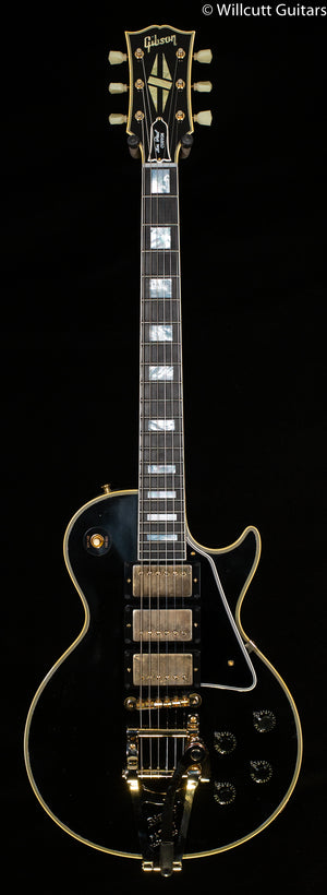 Gibson 1957 Les Paul Custom Reissue 3- Pickup Bigsby Murphy Lab Light Aged Ebony (218)