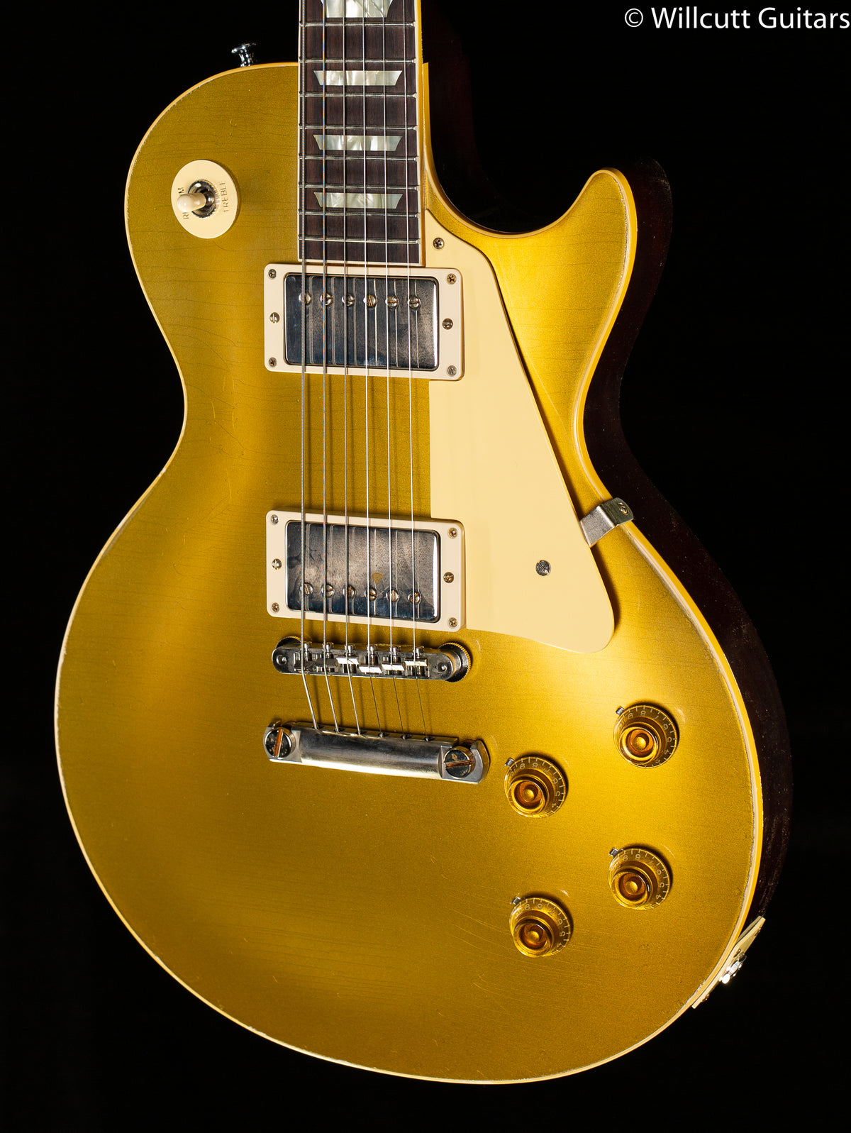 Gibson 1957 Les Paul Goldtop Darkback Reissue Light Aged Double Gold (188)