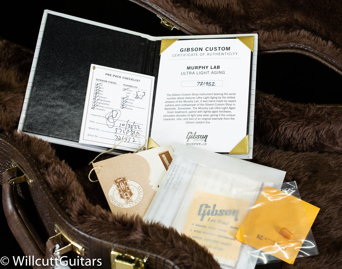 Gibson Custom Shop 1957 Les Paul Special Single Cut Murphy Lab Ultra Light Aged TV Yellow (952)