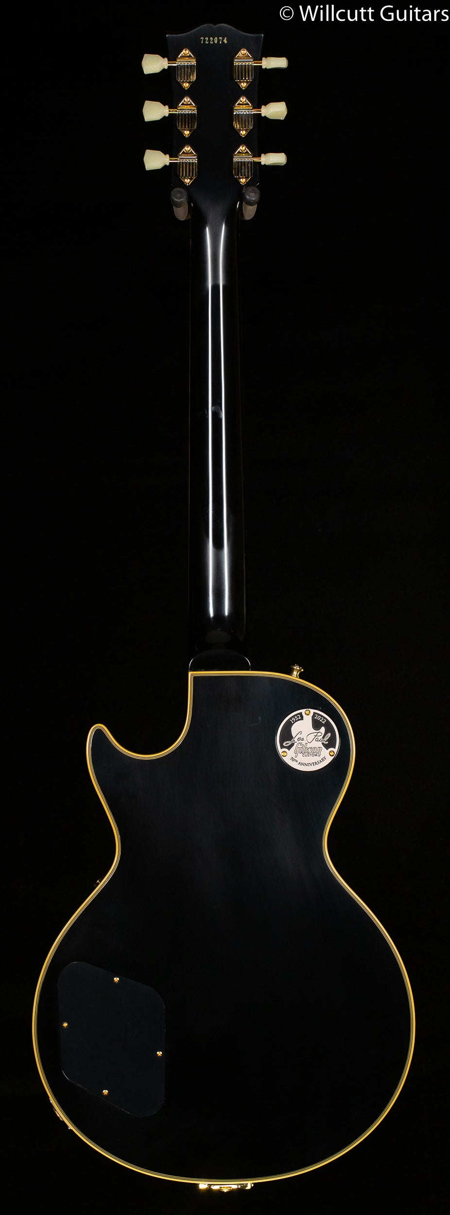 Gibson Custom Shop 1957 Les Paul Custom Reissue 3- Pickup Bigsby VOS Ebony (074)