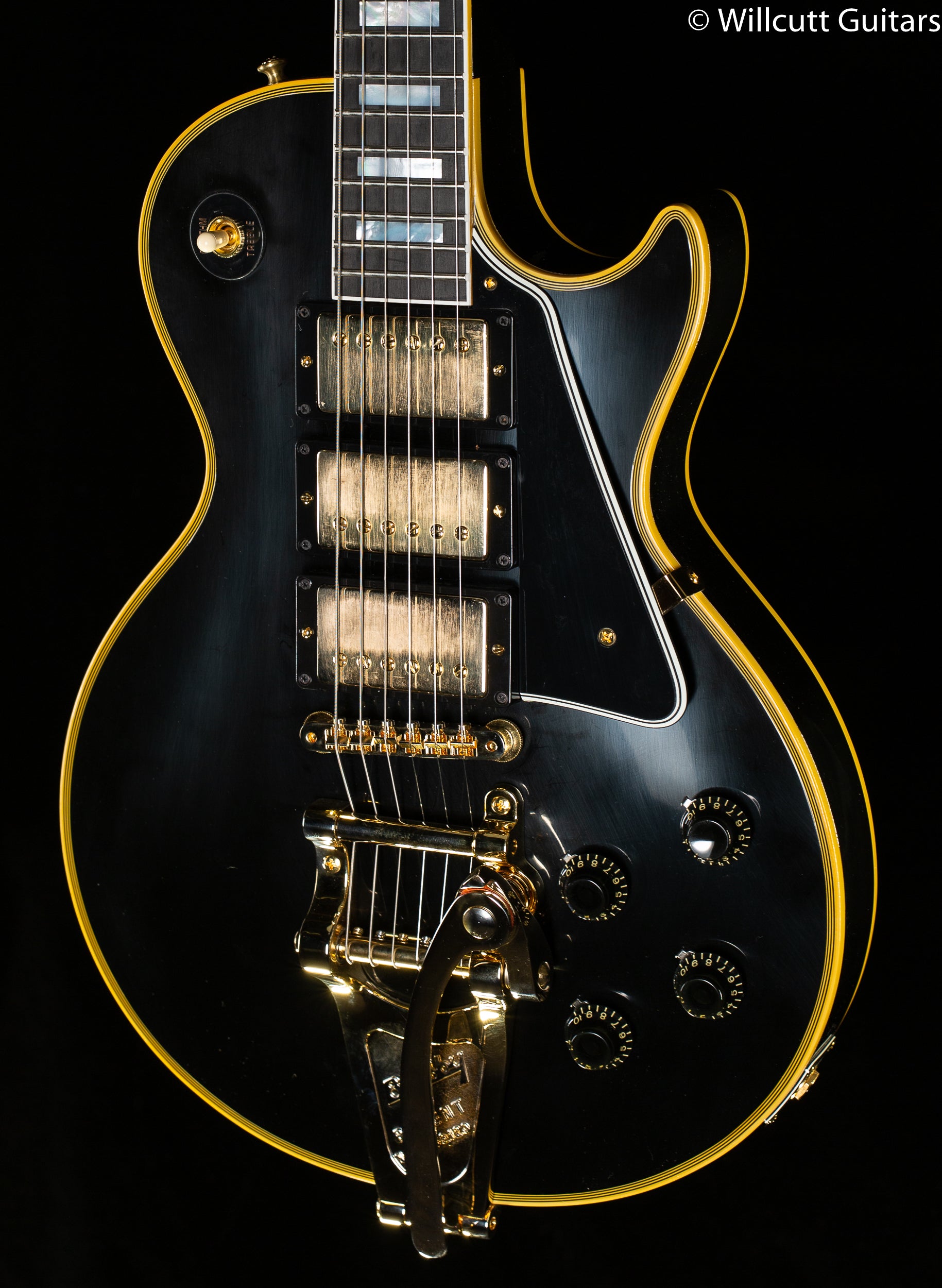 Gibson Custom Shop 1957 Les Paul Custom Reissue 3- Pickup Bigsby 