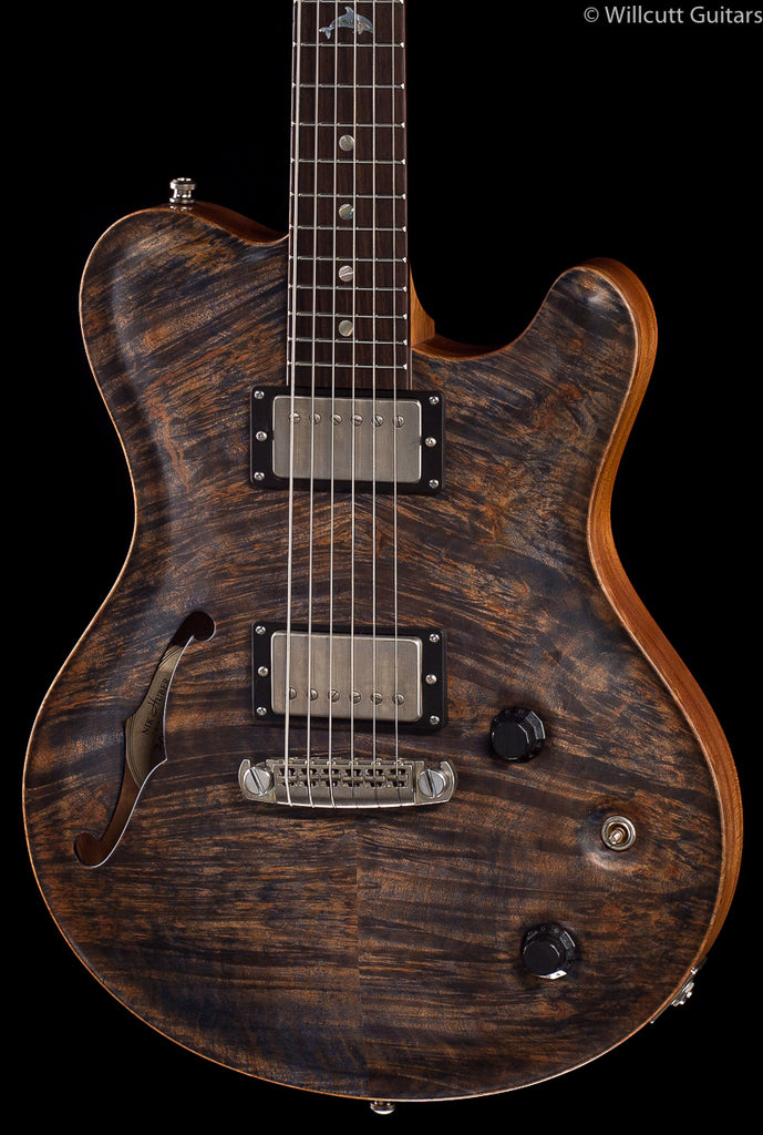 Nik Huber Dolphin II Super Hollow Stone Grey (600) - Willcutt Guitars