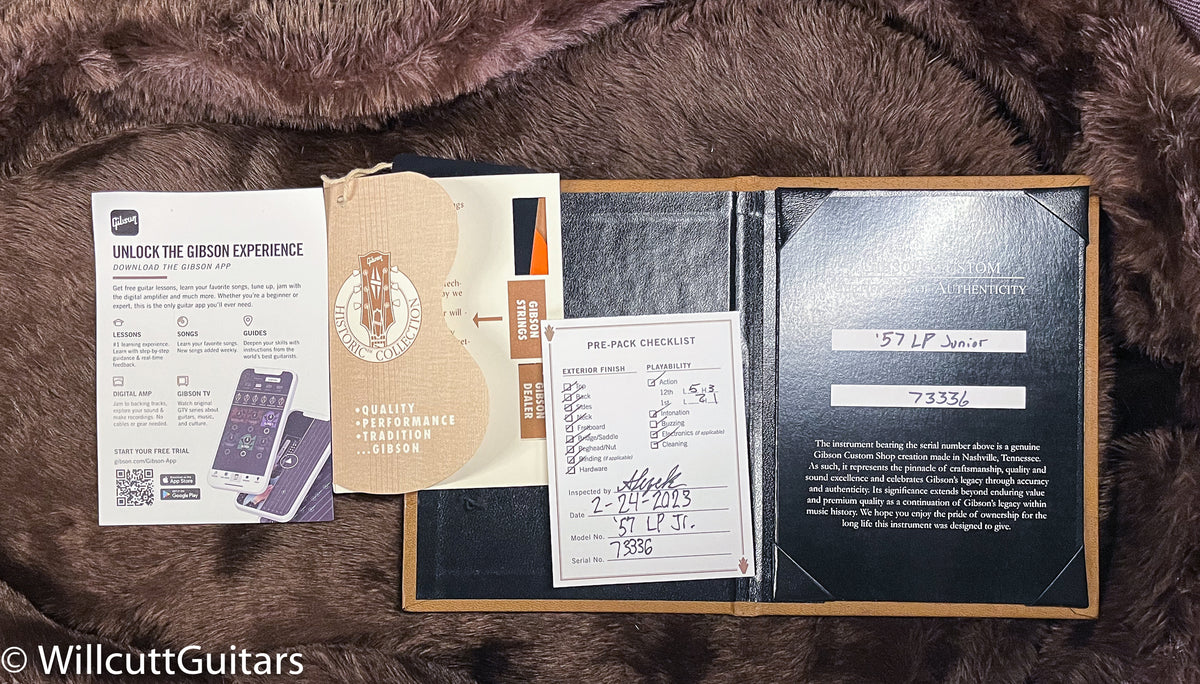 Gibson Custom Shop 1957 Les Paul Junior Single Cut Reissue VOS TV Yellow (336)