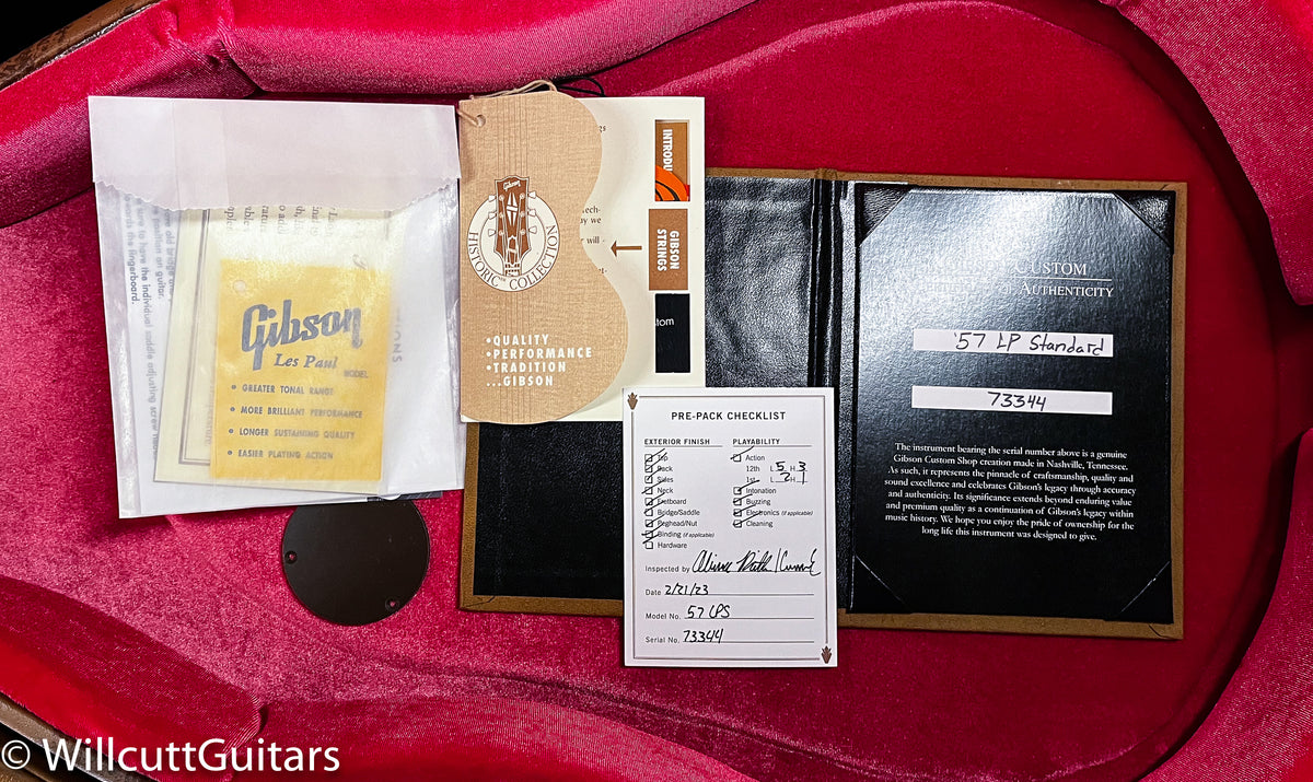 Gibson Custom Shop 1957 Les Paul Standard Willcutt Exclusive Pelham Blue VOS (344)