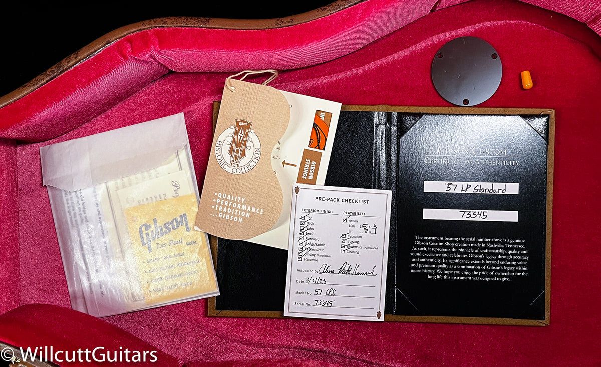 Gibson Custom Shop 1957 Les Paul Standard Willcutt Exclusive Pelham Blue VOS (345)