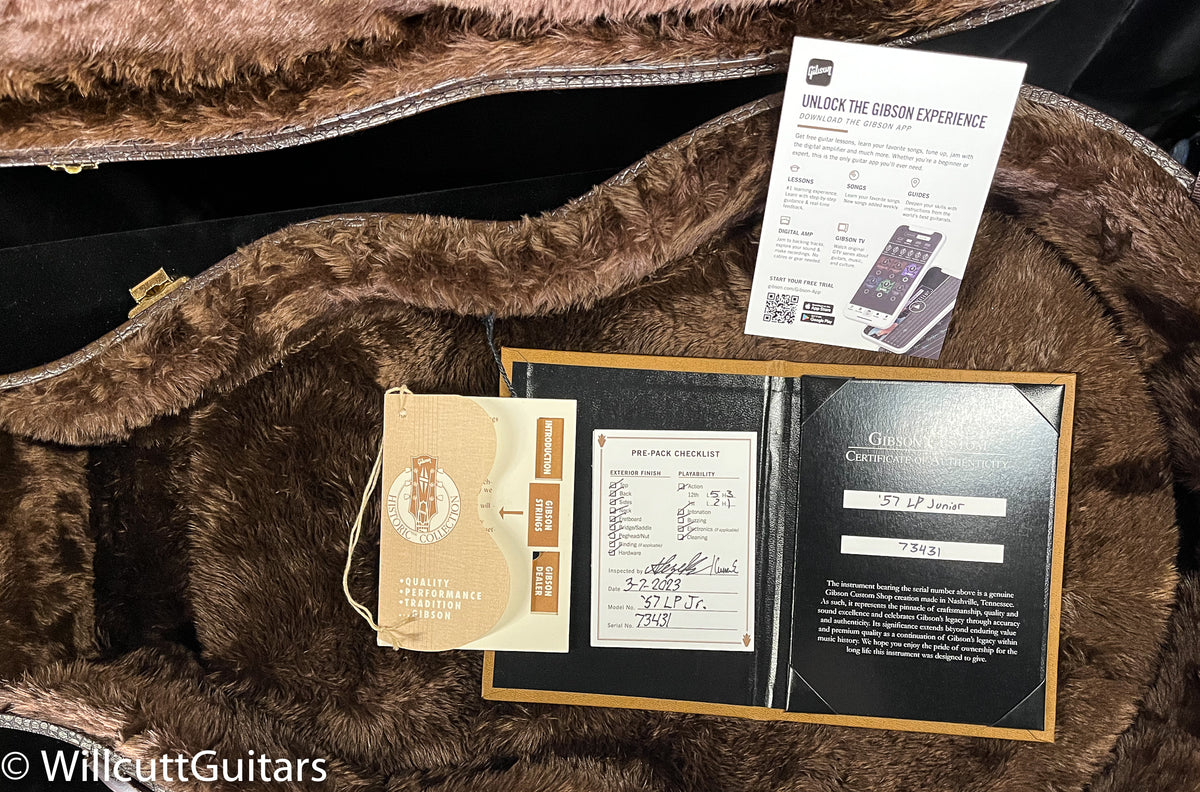 Gibson Custom Shop 1957 Les Paul Junior Single Cut Willcutt Exclusive Pelham Blue (431)