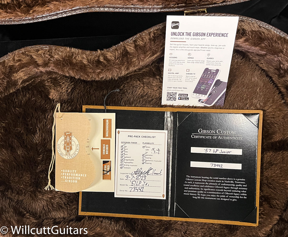 Gibson Custom Shop 1957 Les Paul Junior Single Cut Willcutt Exclusive Pelham Blue VOS (442)
