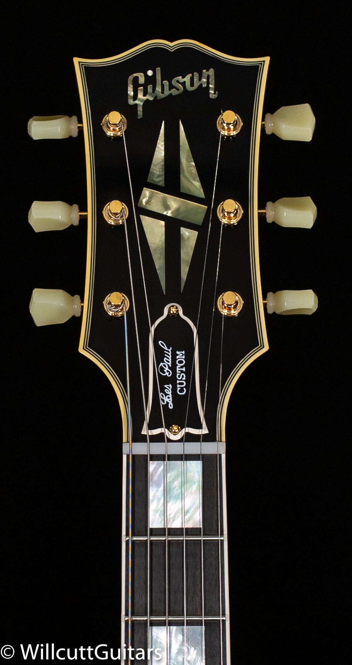 Gibson Custom Shop 1957 Les Paul Custom Reissue 3- Pickup VOS Ebony (446)