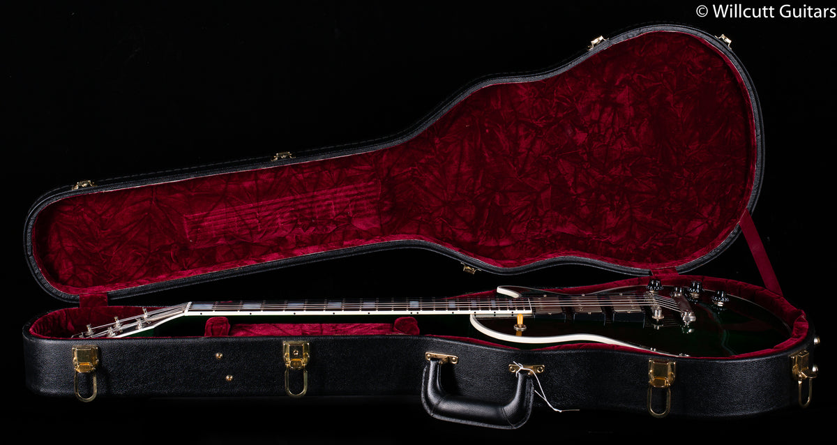 Gibson Custom &#39;57 Les Paul Chambered Reissue Cloud 9 Green 3 Pickup USED