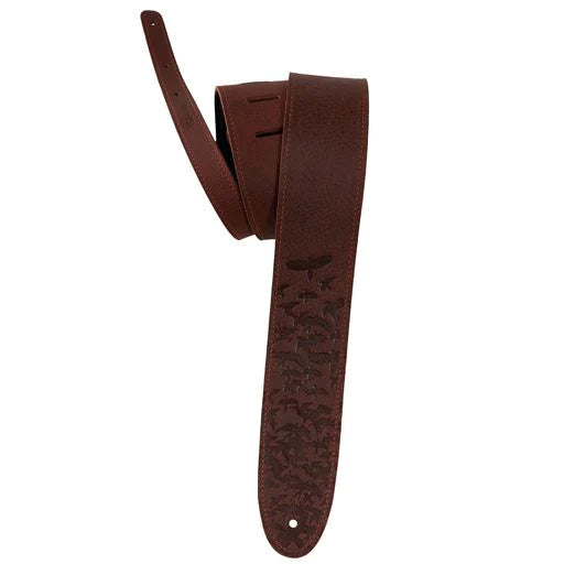 PRS 2.5&quot; Leather Bird Swarm Strap