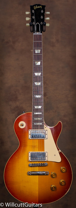 Gibson Custom Shop 1958 Les Paul Standard Reissue Washed Cherry Sunburst Ultra Light Aged Murphy Lab USED