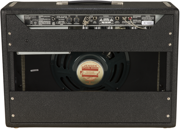Fender Custom '64 Deluxe Reverb Black Hand-Wired - Willcutt Guitars
