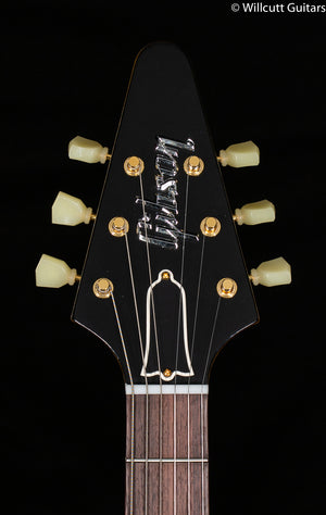 Gibson 1958 Korina Flying V Black Pickguard