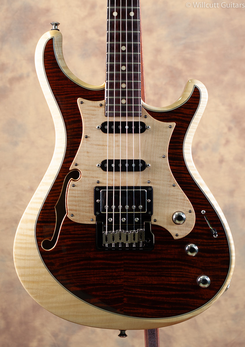 Knaggs Severn Hollowbody HSS  Burnt Orange/Natural USED (859)