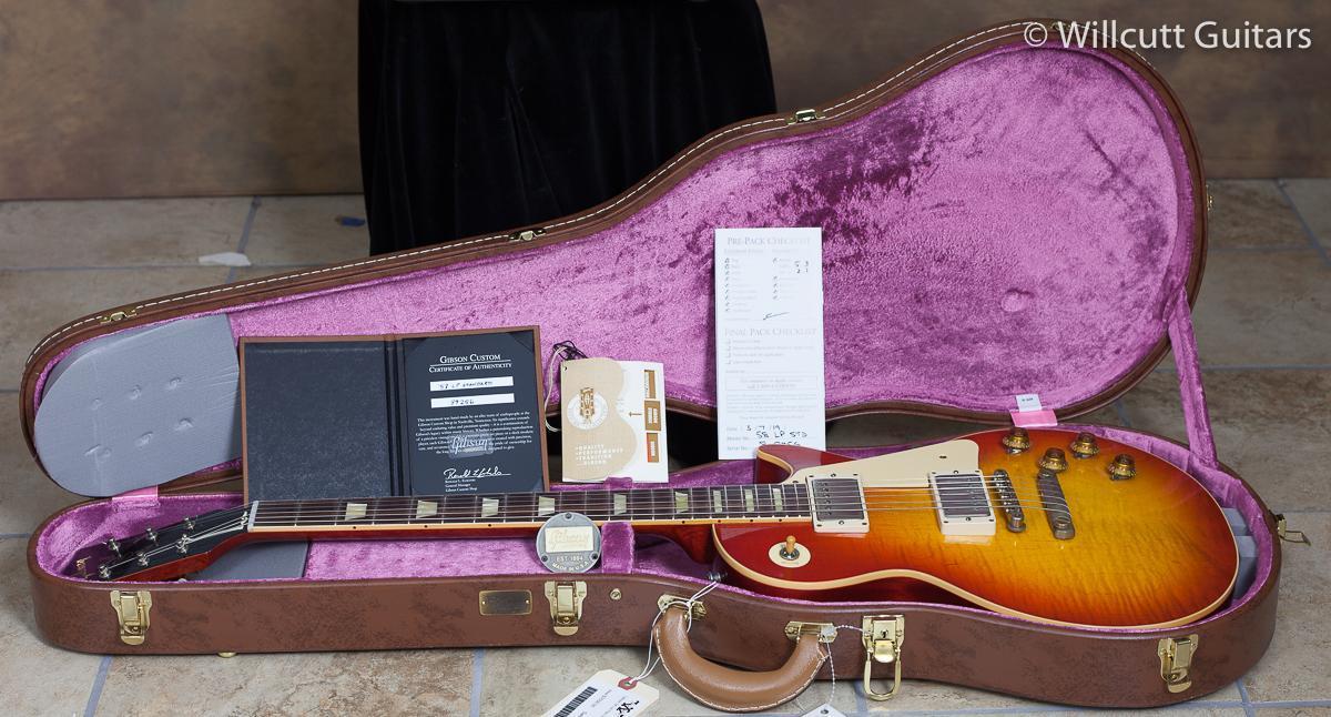 Gibson Custom Shop 1958 Les Paul Standard Reissue Washed Cherry USED (256)