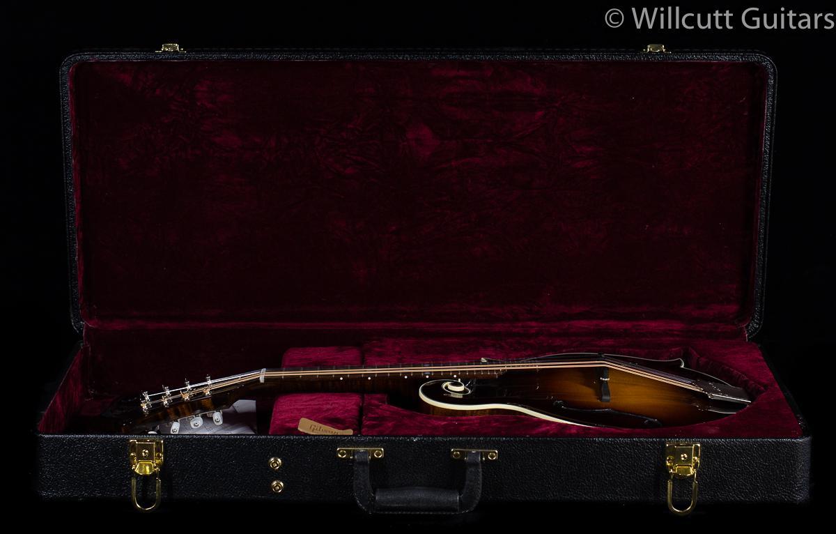 Gibson F5-G Mandolin DarkBurst (011) w/ Pickup and Rectangle Case Upgrade
