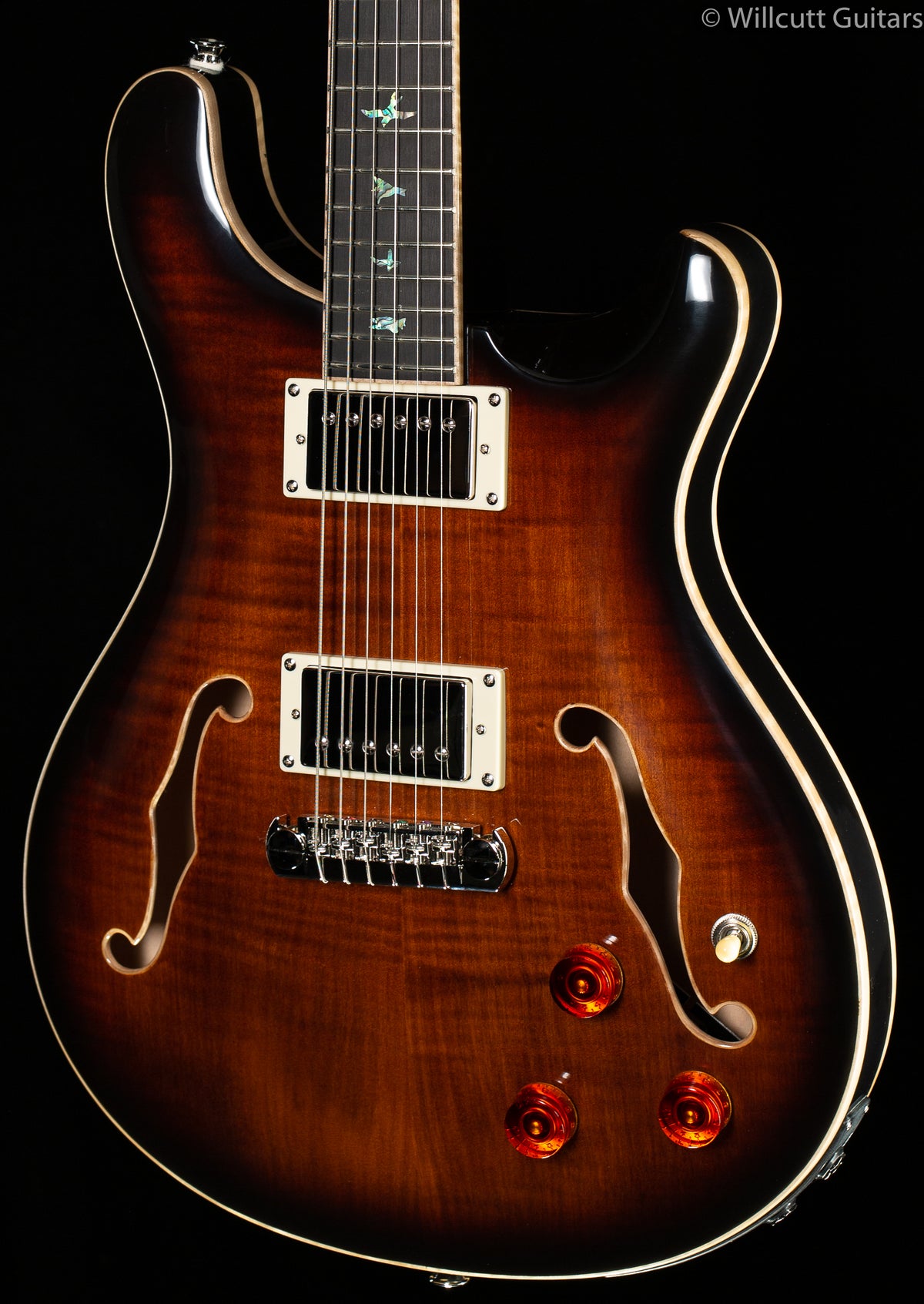 PRS SE Hollowbody II Piezo Black Gold