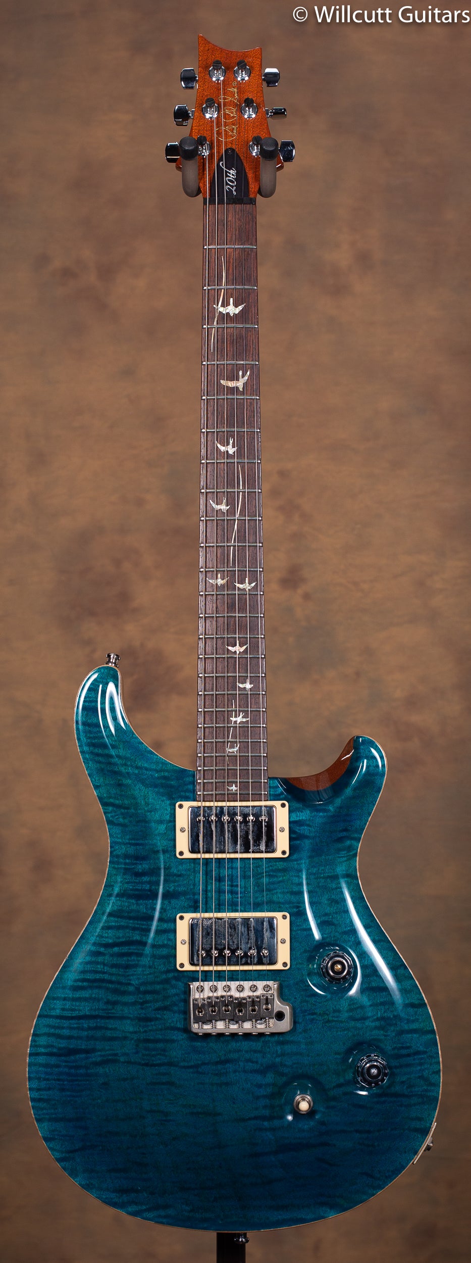 PRS Custom 24 20th Anniversary Blue Matteo 10 Top USED - Willcutt 