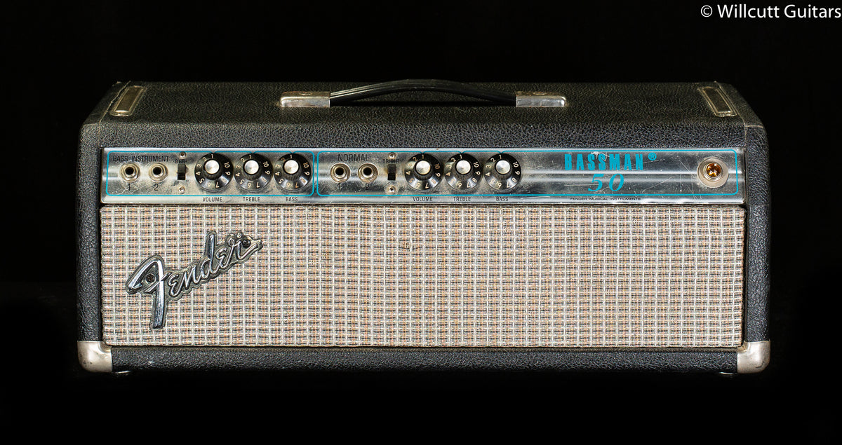 Vintage 1970s Fender Bassman Silverface 50 Head USED