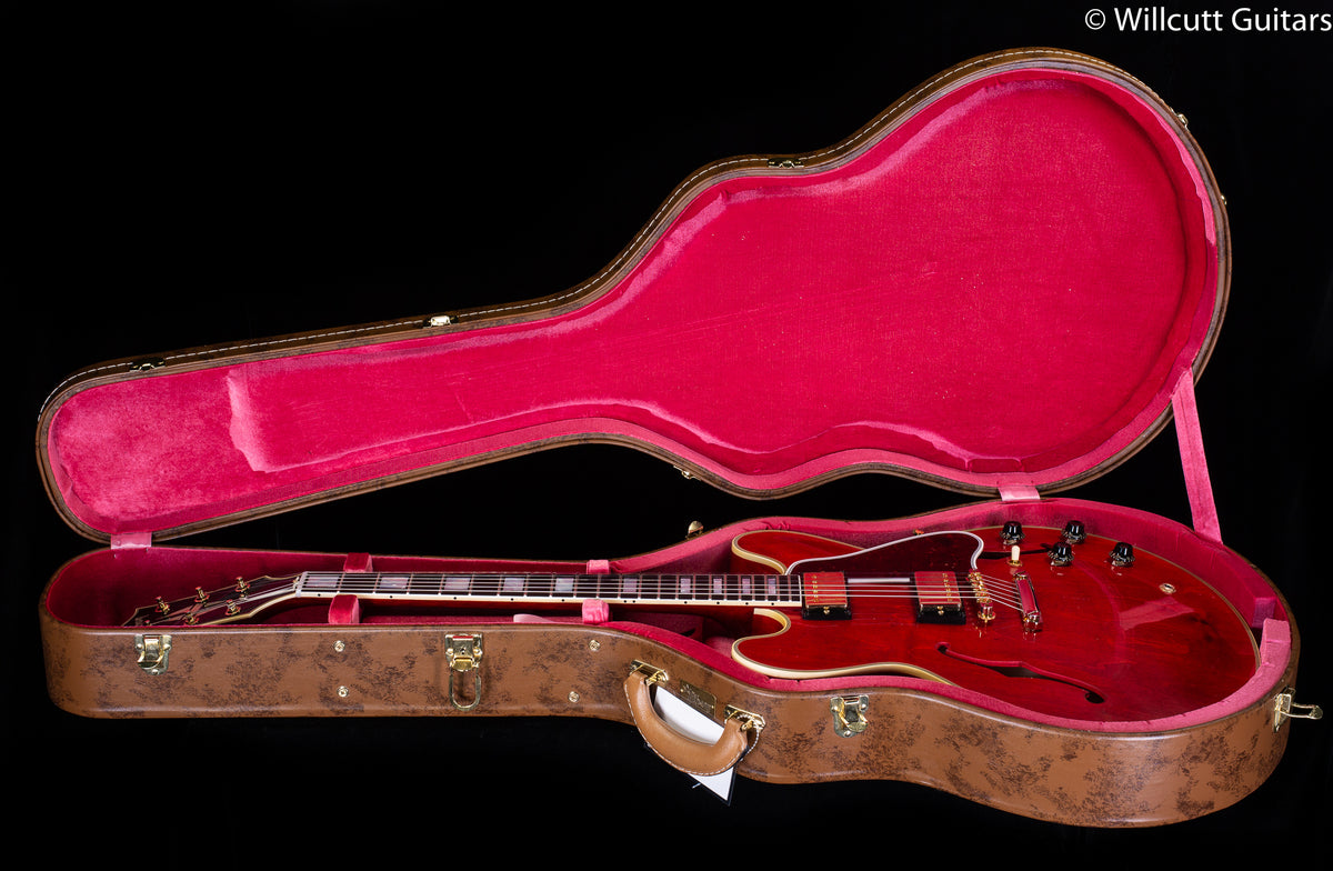 Gibson 1959 ES-355 Reissue Stop Bar Light Aged Watermelon Red (894)