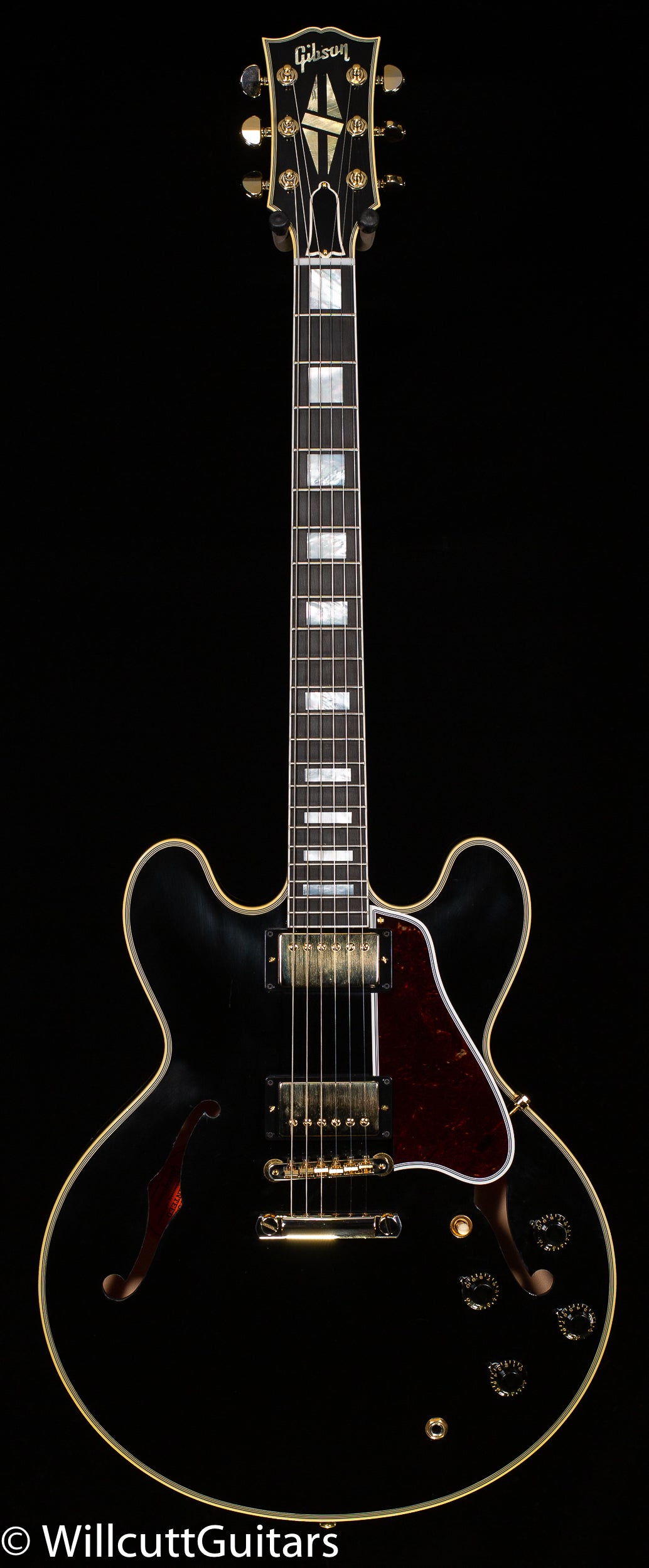 Gibson Custom Shop 1959 ES-355 Reissue Stop Bar Murphy Lab Ultra Light Aged Ebony (037)