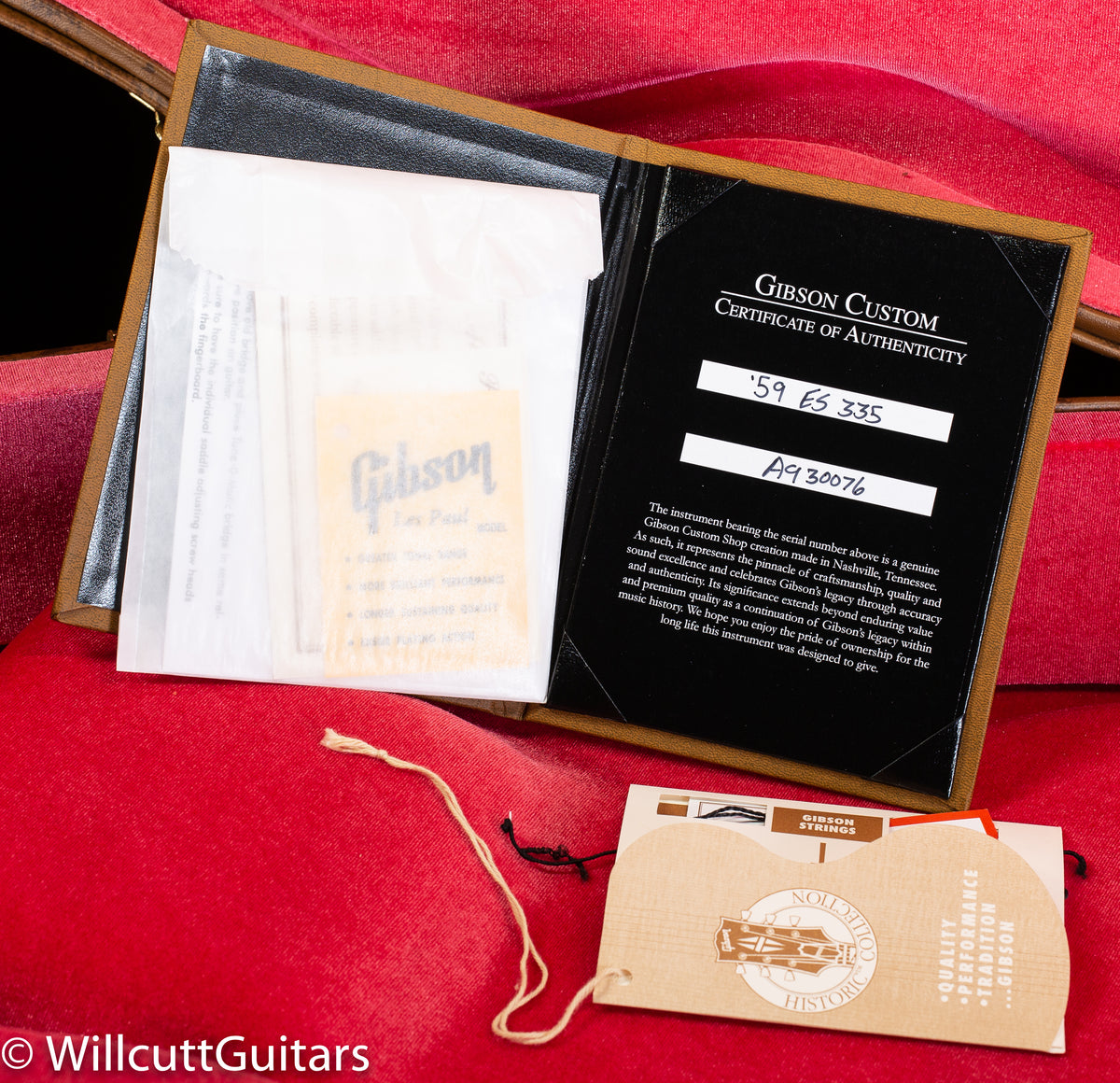 Gibson Custom Shop 1959 ES-335 Reissue Vintage Natural VOS (076)