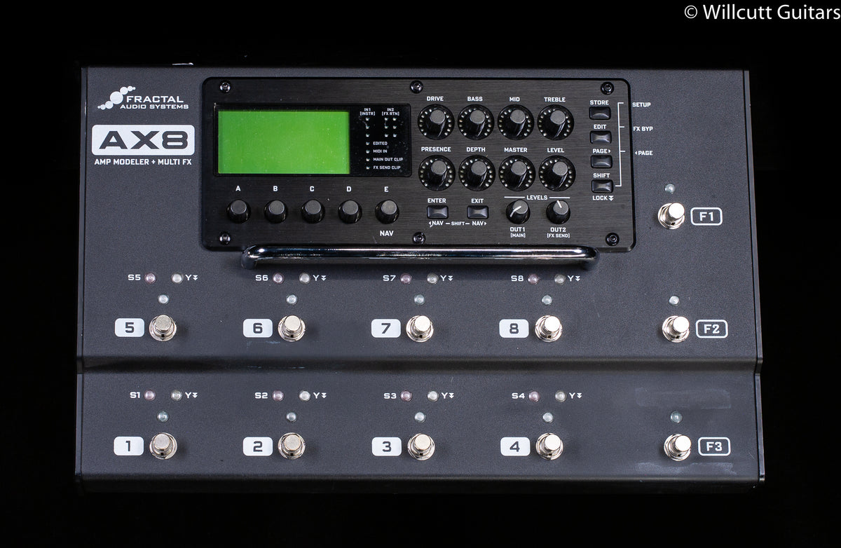 Fractal Audio AX8 Amp Modeler Multi FX Processor - Willcutt Guitars