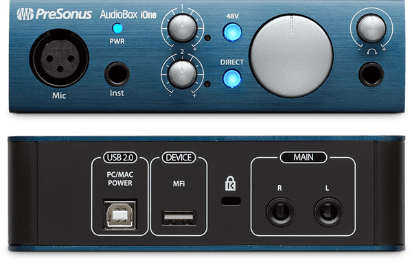 PreSonus AudioBox iOne Portable Audio Interface - Willcutt Guitars