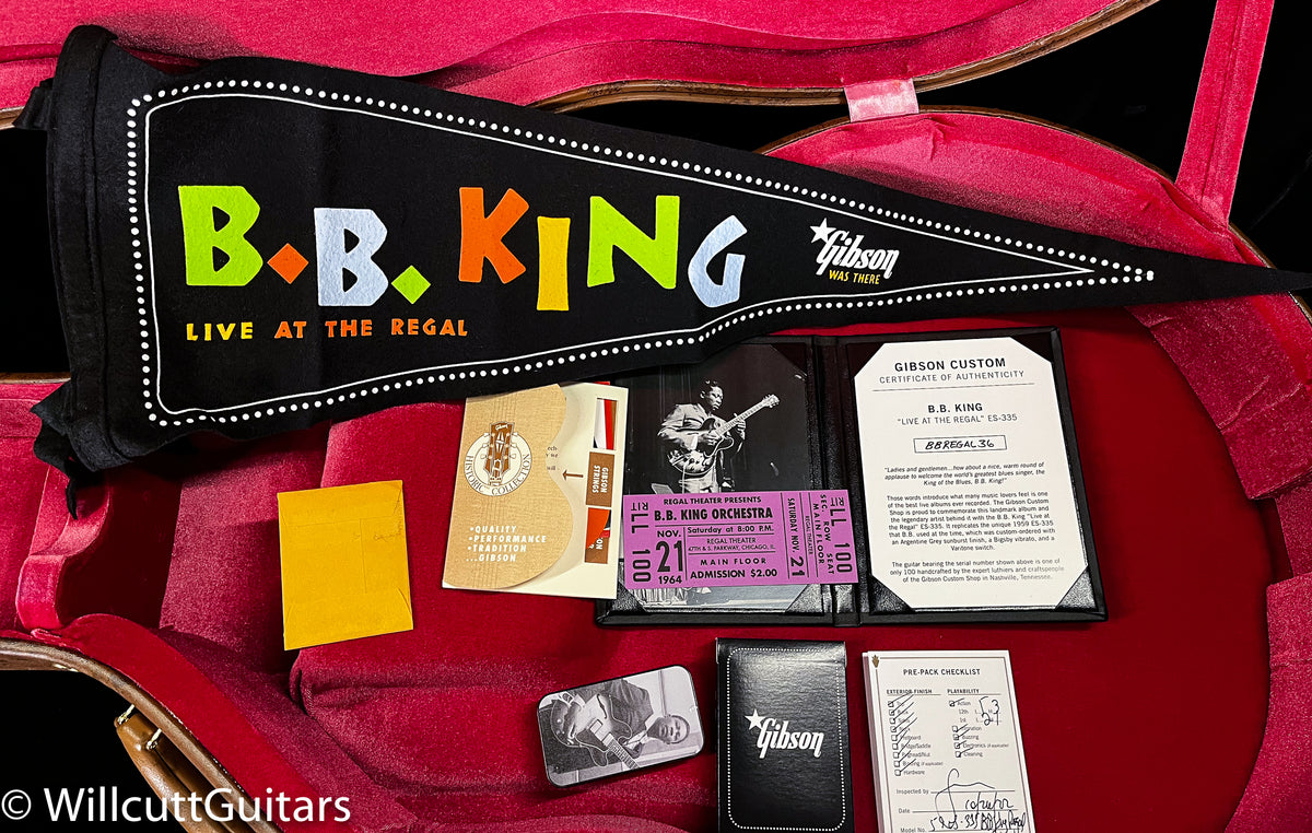Gibson Custom Shop 1959 ES-335 BB King "Live at the Regal" Argentine Grey Murphy Lab Aged (L36)