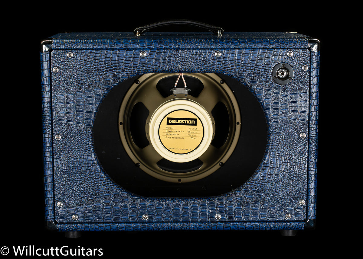 Amplified Nation 1x12 Cabinet Oversized Blue Croc/ Sparkle