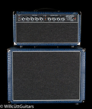 Amplified Nation Ampliphonix and Gain Head 50W EL34 Blue Croc/Black Sparkle Grille