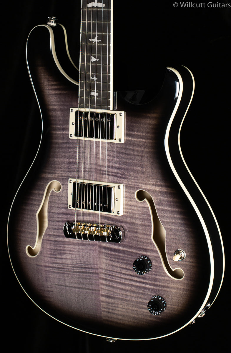2020 PRS SE Hollowbody II Maple Top Charcoal Burst