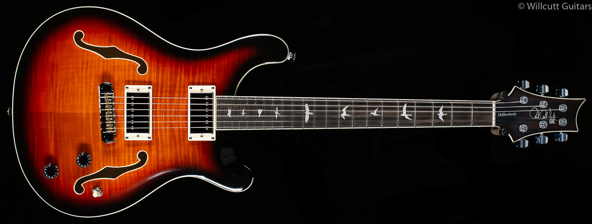 PRS SE Hollowbody II Tri-Color Burst (839)
