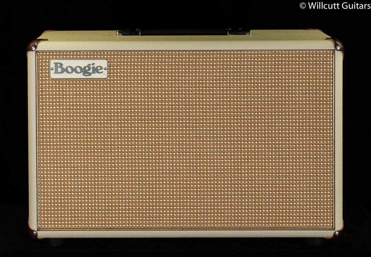 Mesa Boogie 112 California Tweed 23 Guitar Cabinet, Cream Bronco Cream Tan Grille
