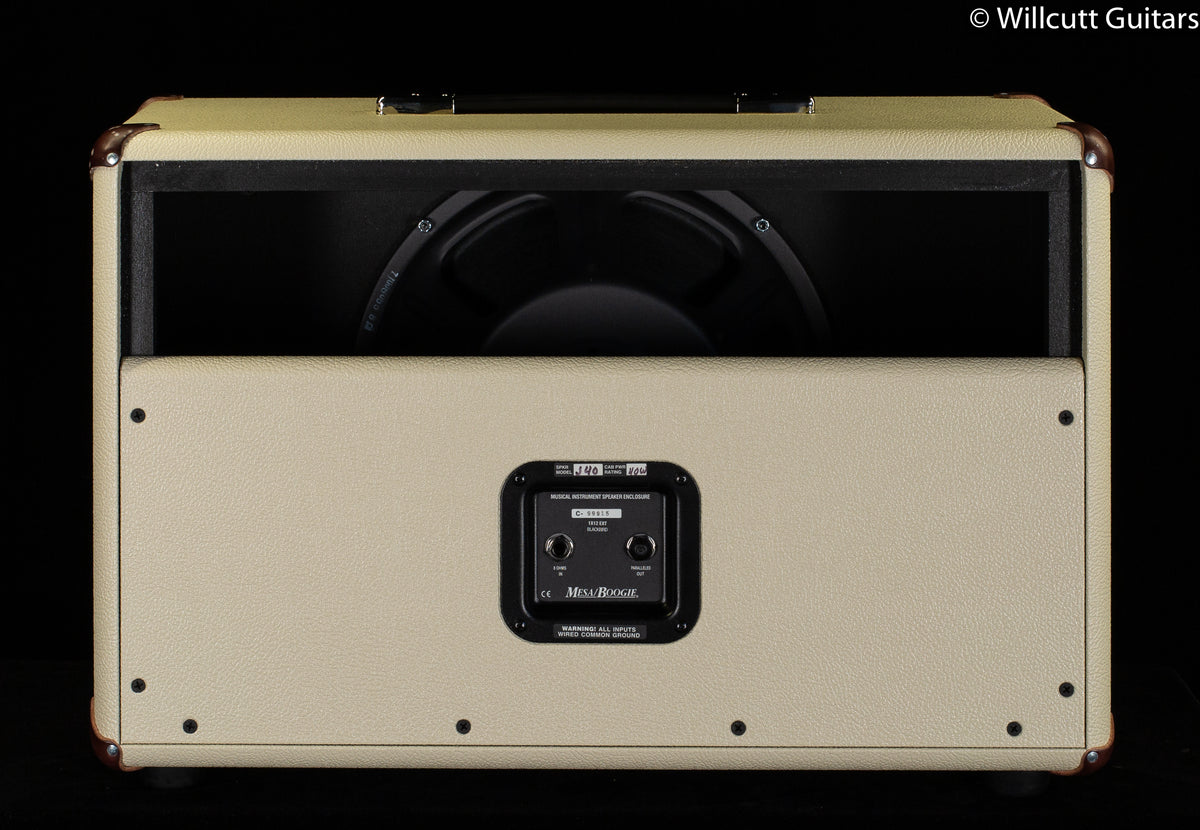 Mesa Boogie 112 California Tweed 23 Guitar Cabinet, Cream Bronco Cream Tan Grille