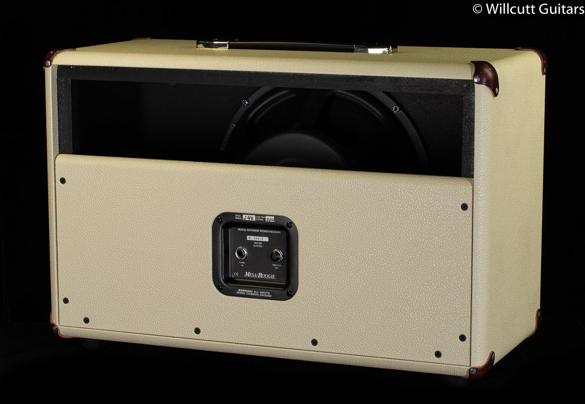 Mesa Boogie 112 California Tweed 23 Guitar Cabinet, Cream Bronco Cream Tan Grille