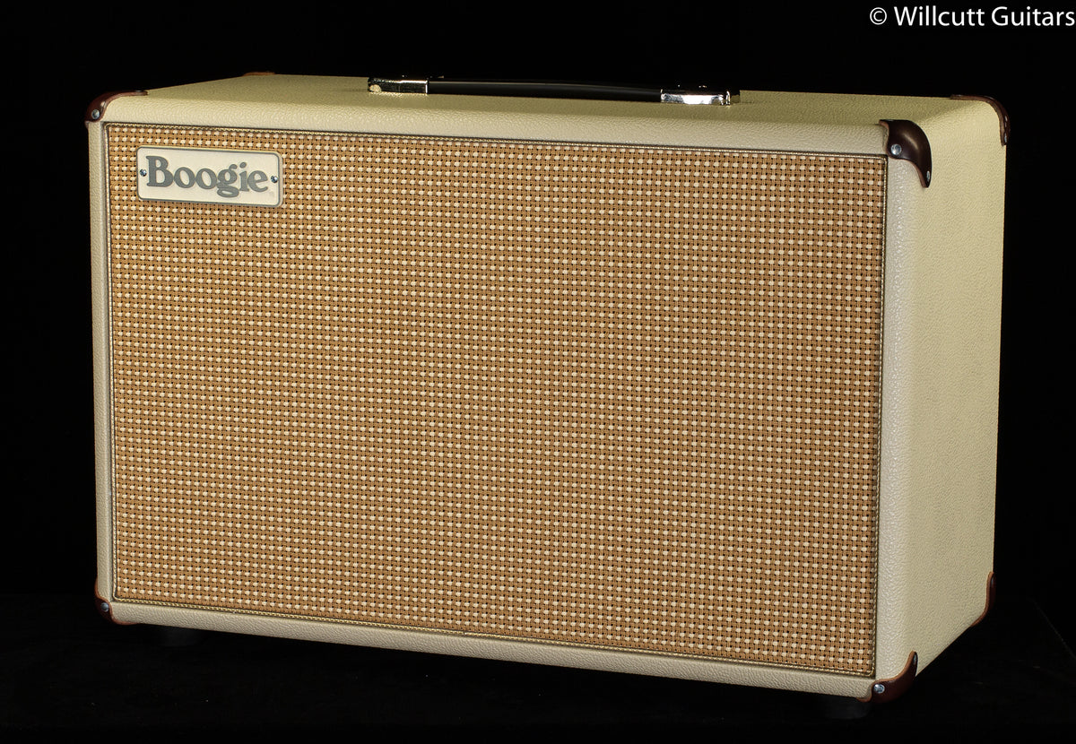 Mesa Boogie 112 California Tweed 23 Guitar Cabinet, Cream Bronco Cream Tan Grille