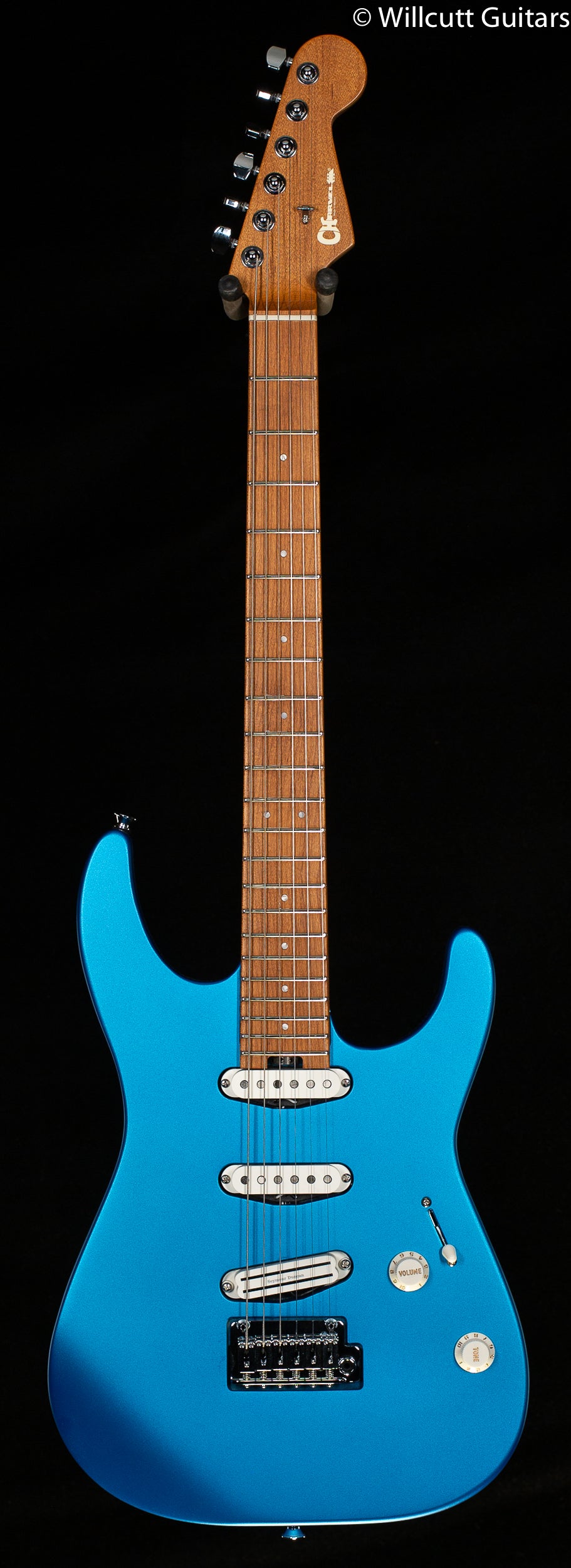 Charvel Pro-Mod DK22 SSS 2PT CM Caramelized Maple Fingerboard Electric Blue (659)