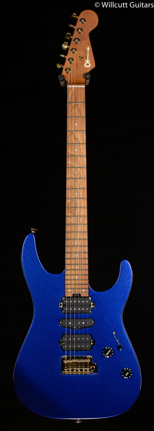 ほぼ新品CHARVEL Pro-Mod DK24 HH 2PT Blue Dinky™ (DK) :: Pro-Mod DK24 HH 2PT CM QM, Caramelized Maple