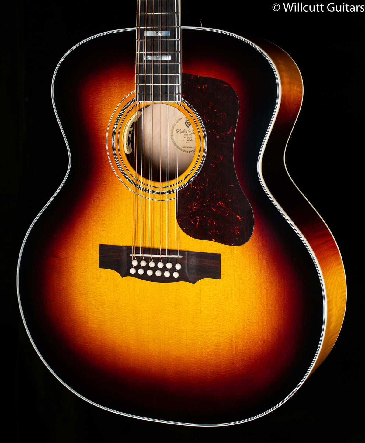 Guild F-512E Maple Antique Burst (225)
