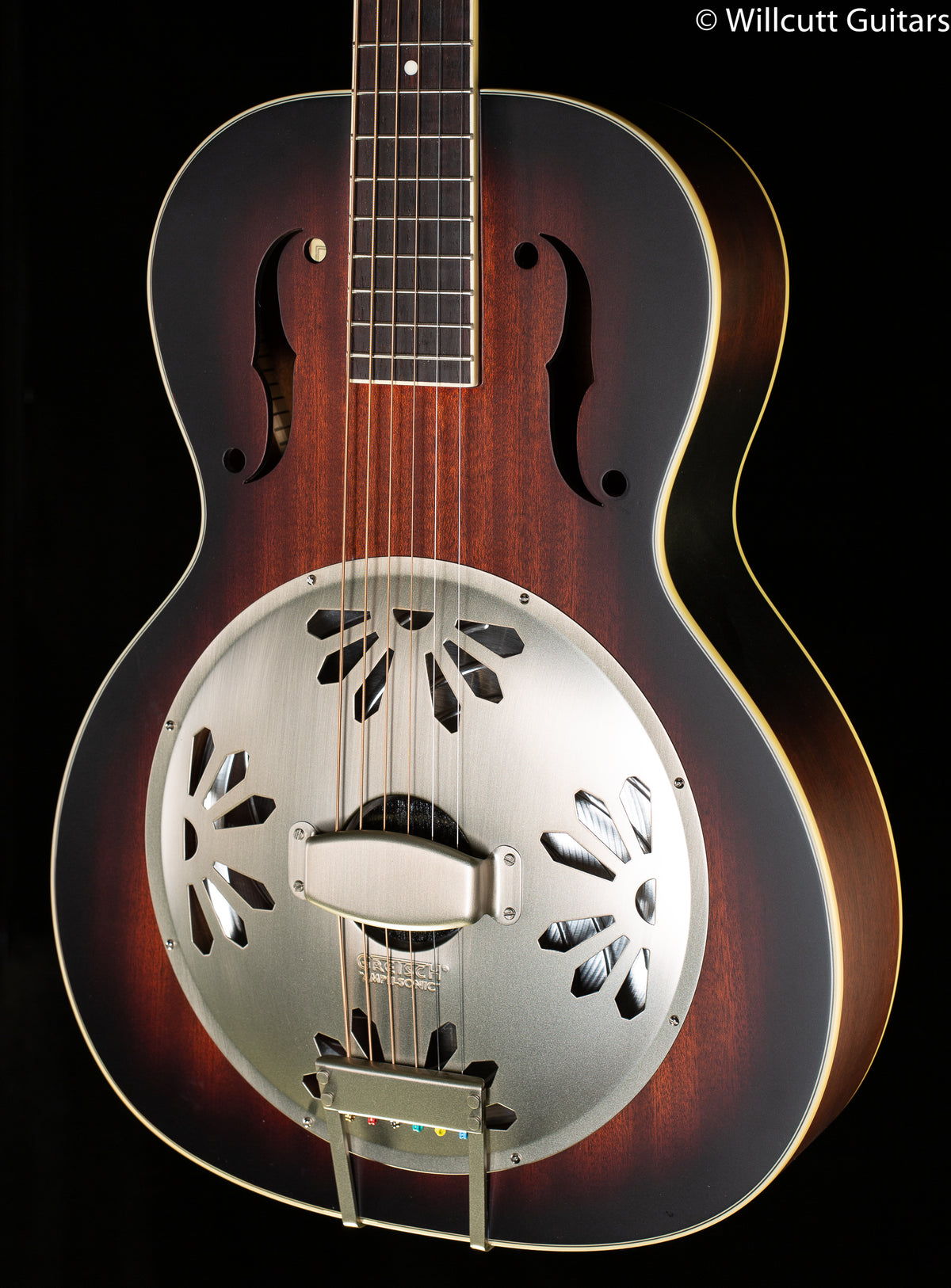 Gretsch G9240 Alligator Round-Neck, Mahogany Body Biscuit Cone Resonator Guitar 2-Color Sunburst (770)
