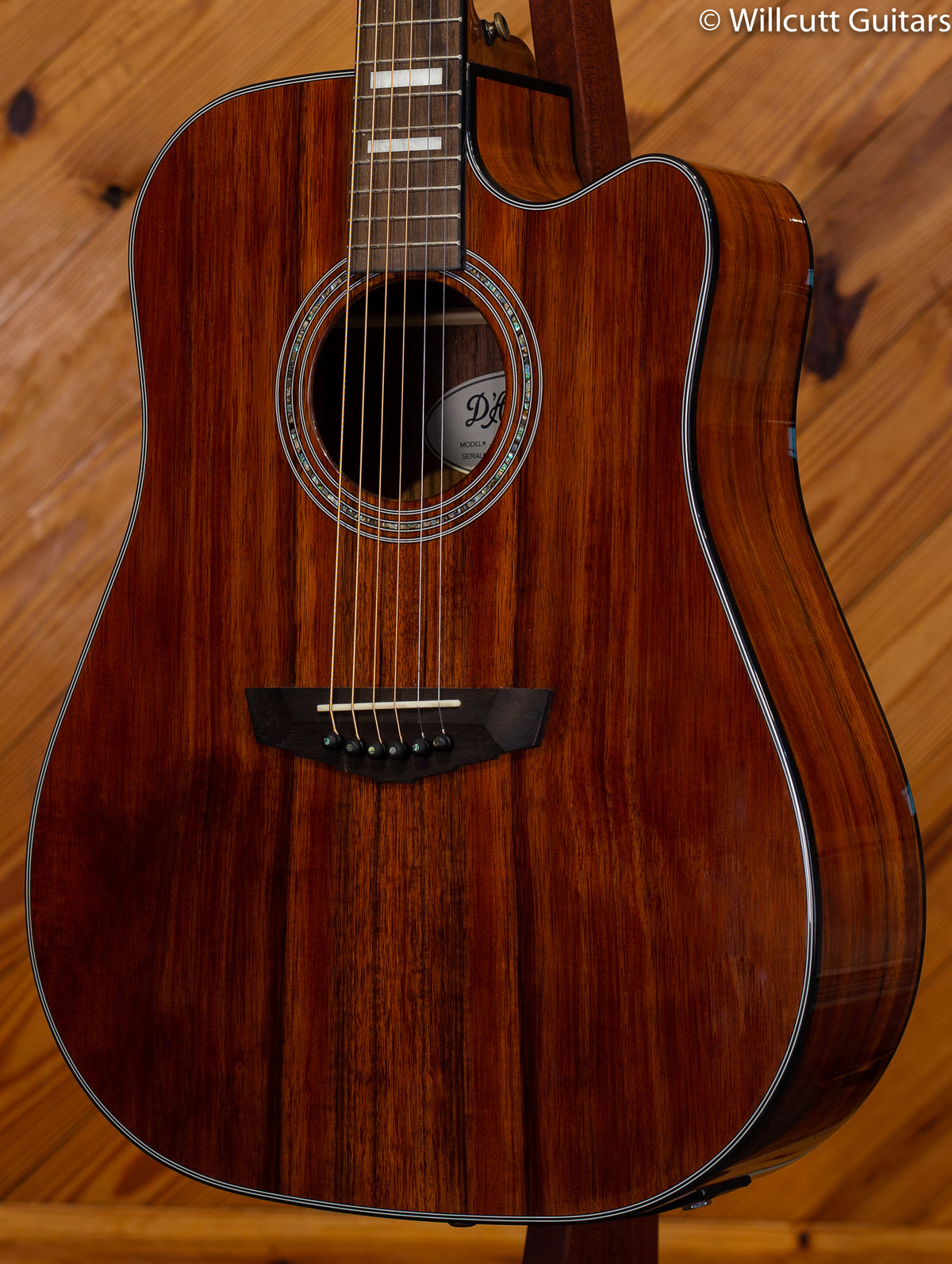 D&#39;Angelico Premier Bowery Acoustic Koa Natural DEMO