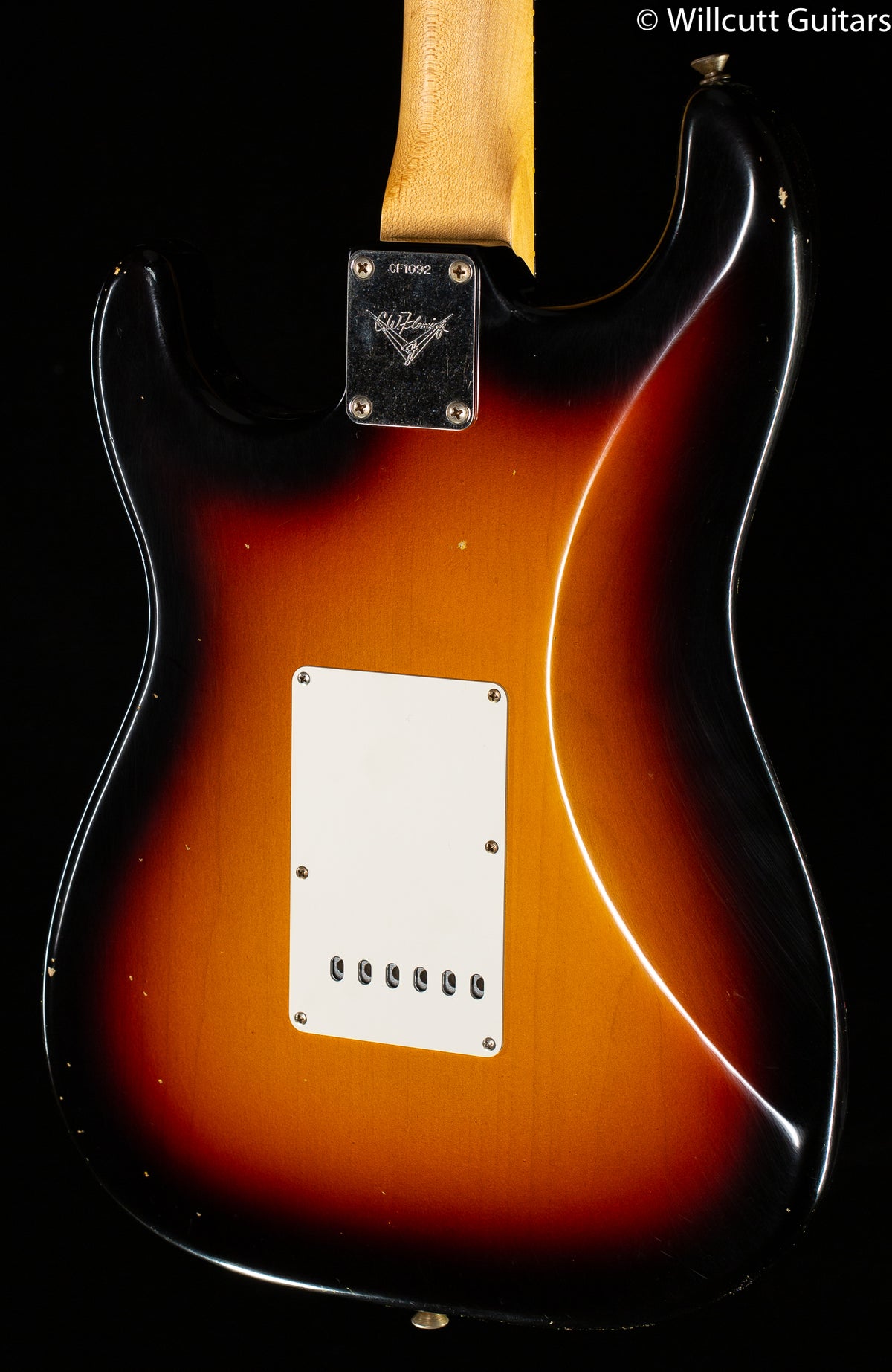 Fender Custom Shop Masterbuilt Chris Fleming 1959 Strat Journeyman Relic 3-Tone Sunburst Brazilian Rosewood