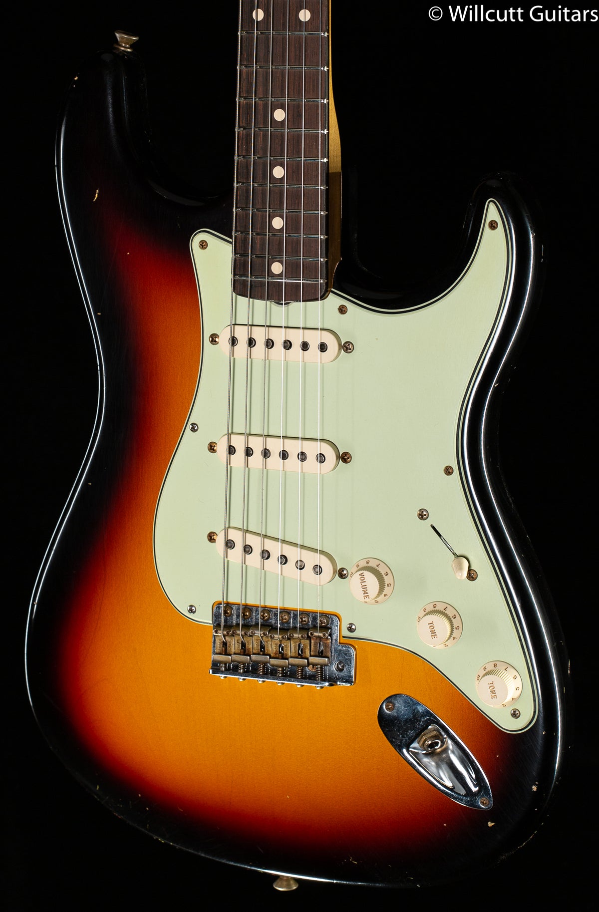 Fender Custom Shop Masterbuilt Chris Fleming 1959 Strat Journeyman Relic 3-Tone Sunburst Brazilian Rosewood